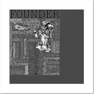 Founder (Wht Border) Posters and Art